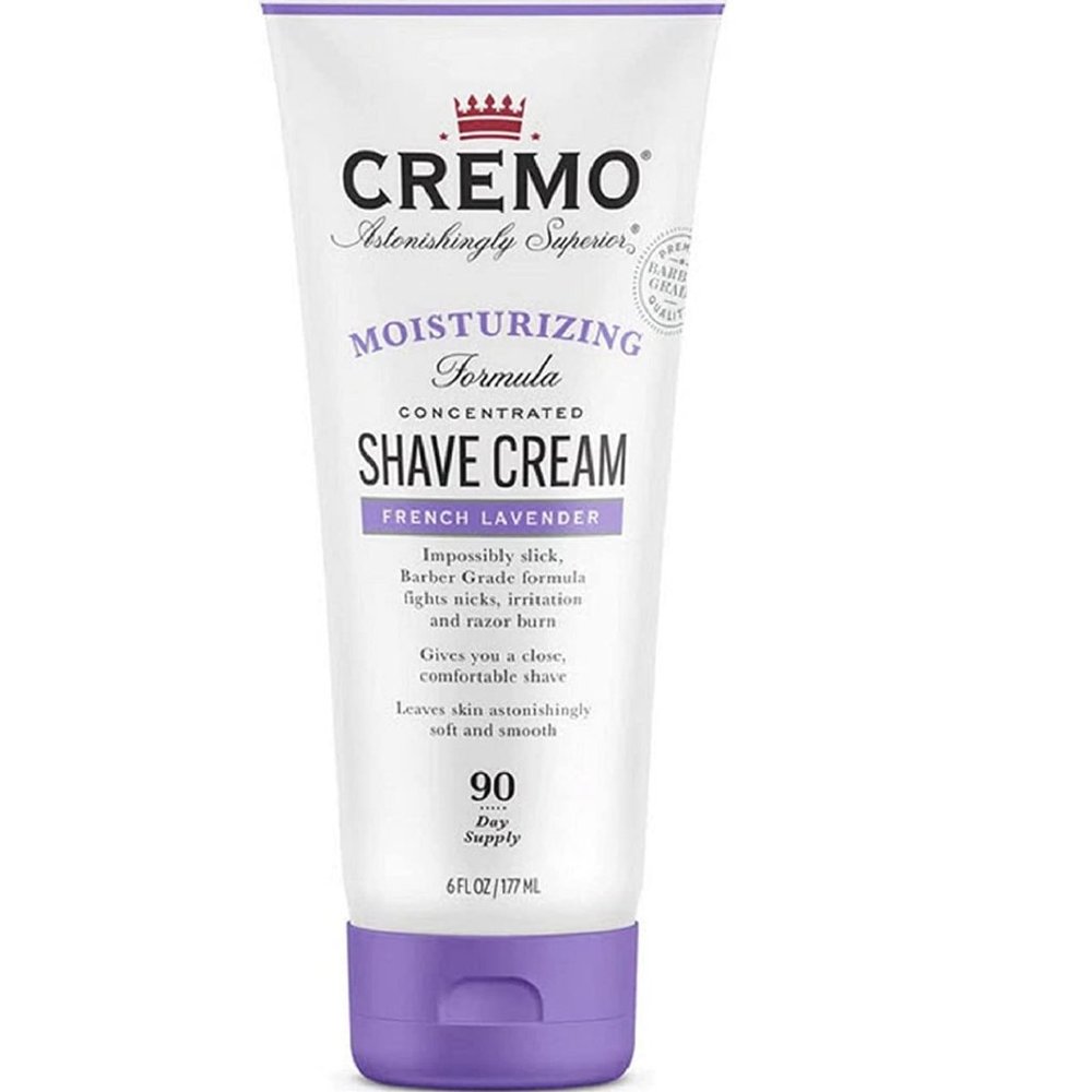 Cremo French Lavender Moisturizing Shave Cream 6fl oz